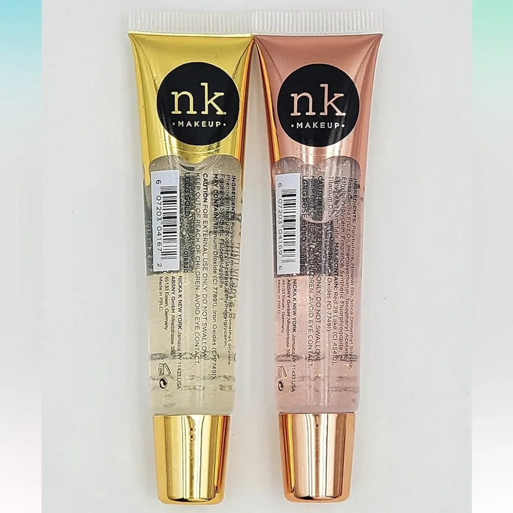 New 2 Pk New York Gold & Rose Gold Will Leave Yr Lips 👄 Fabulous Plump Lips